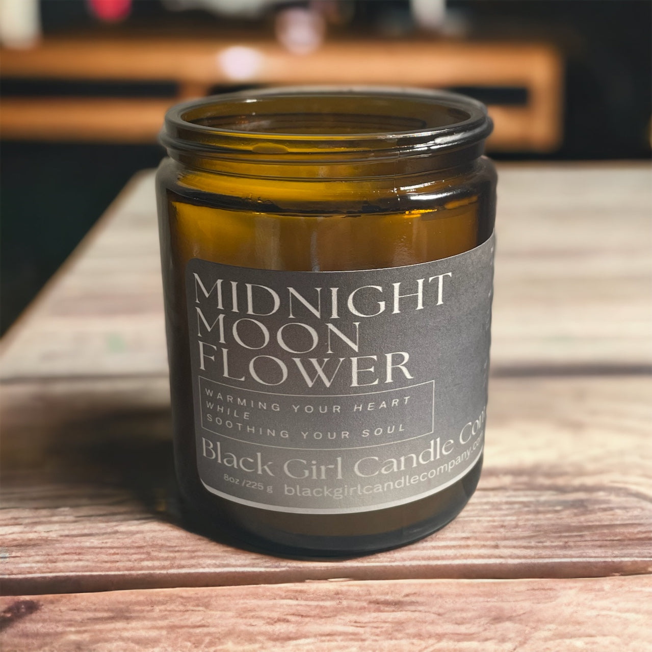 Midnight Moonflower Candle